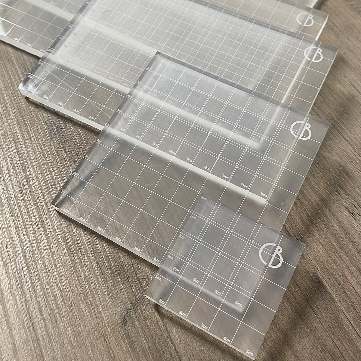 Clear Acrylic Printing Block 10cm x 7cm