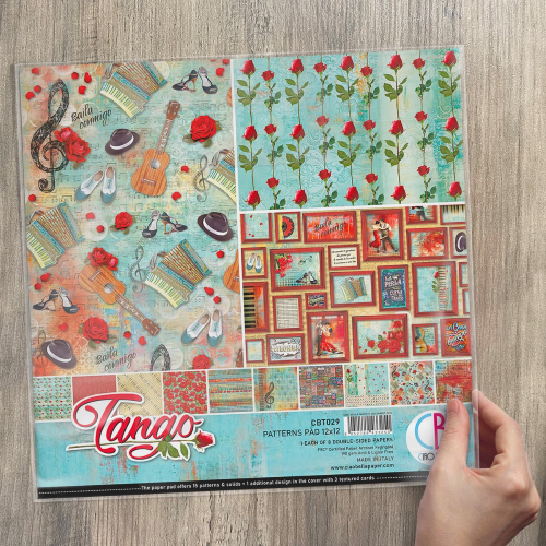 Tango Patterns Pad 12"x12" 8/Pkg