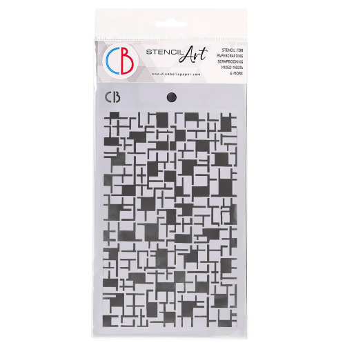 Texture Stencil 5"x8" Crossword