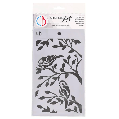 Texture Stencil 5"x8" Two Birds