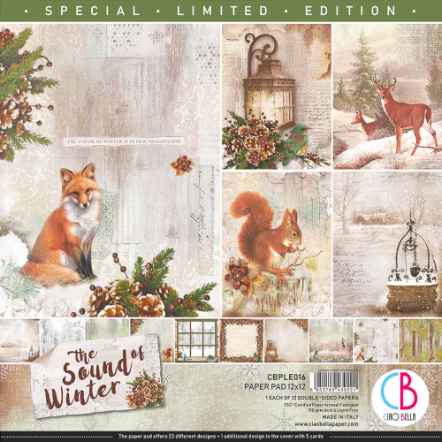 The Sound of Winter Limited Edition Paper Pad 12"x12" 12/Pkg