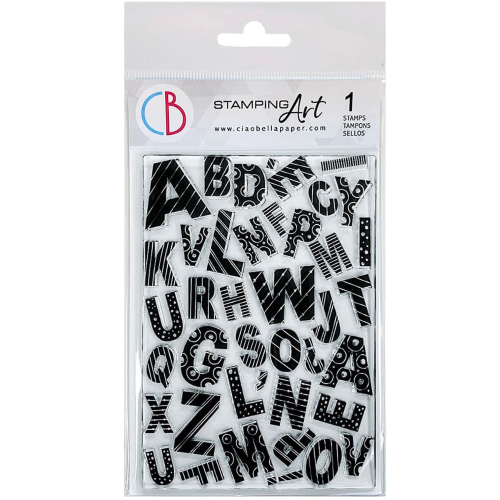 Clear Stamp Set 4"x6" Baby Alphabet