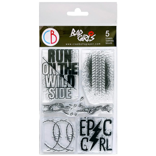 Clear Stamp Set 4"x6" Epic Girl