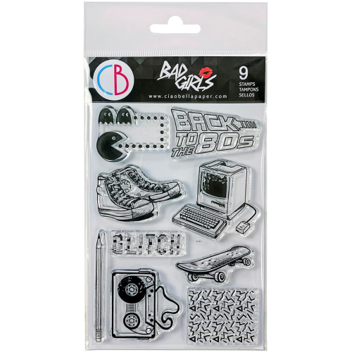 Clear Stamp Set 4"x6" 80s