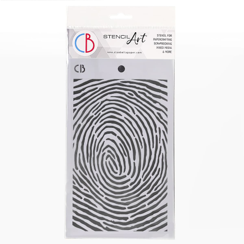 Texture Stencil 5"x8" Fingerprint