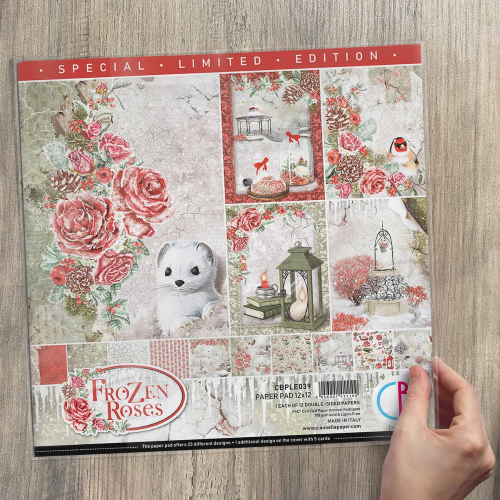 Frozen Roses Limited Edition Paper Pad 12"x12" 12/Pkg
