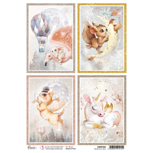 Rice Paper A4 Dreamland Cards