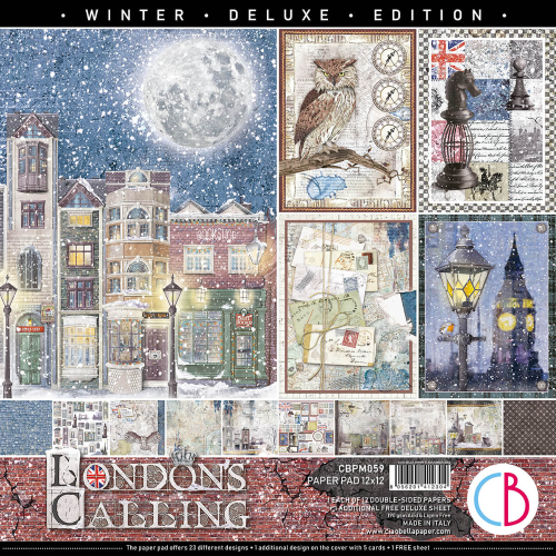 London's Calling Pad 12x12 12/Pkg +1 Free deluxe sheet