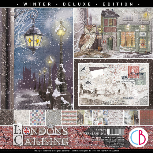London's Calling Patterns Pad 12x12 8/Pkg+ 1 Free deluxe sheet