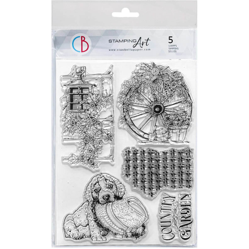 Clear Stamp Set 6"x8" Country Life