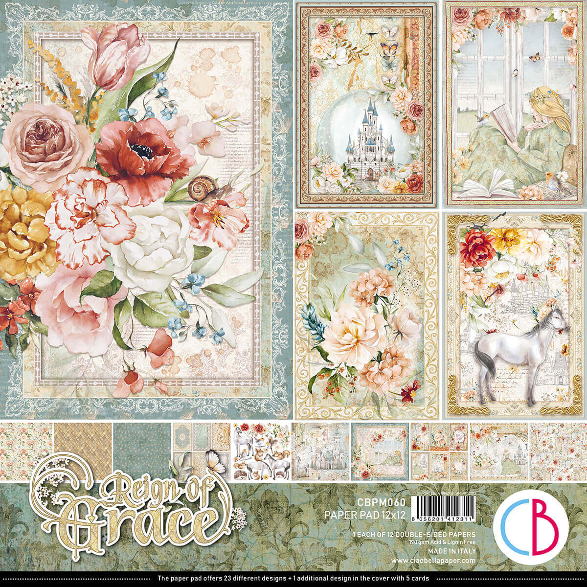 Ciao Bella Wreaths & Toys 12x12 Scrapbook Paper for Decoupage – Decoupage  Napkins.Com