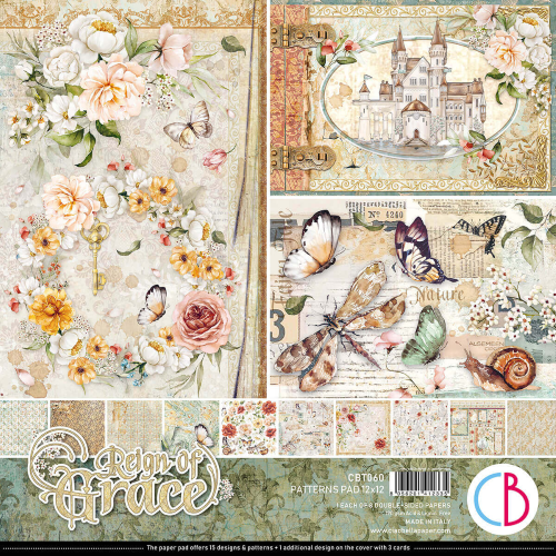 Reign of Grace Patterns Pad 12"x12" 8/Pkg