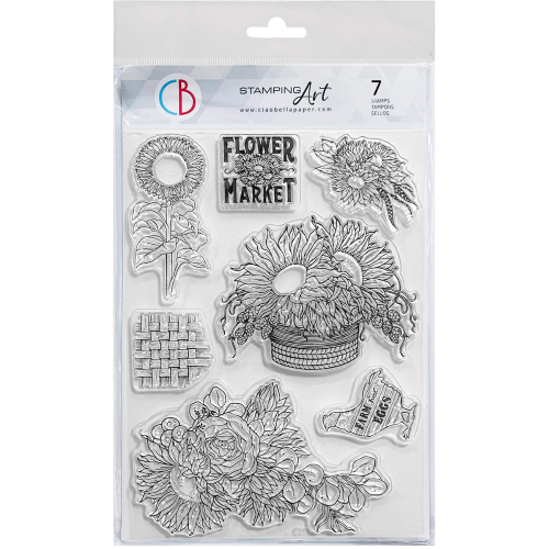 Clear Stamp Set 6"x8" Into my garden