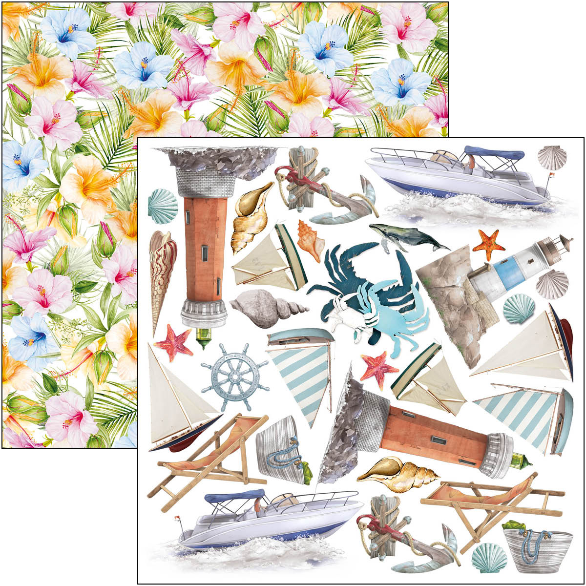 Ciao Bella Summer Breeze A4 Creative Pad for Decoupage, Scrapbooking –  Decoupage Napkins.Com