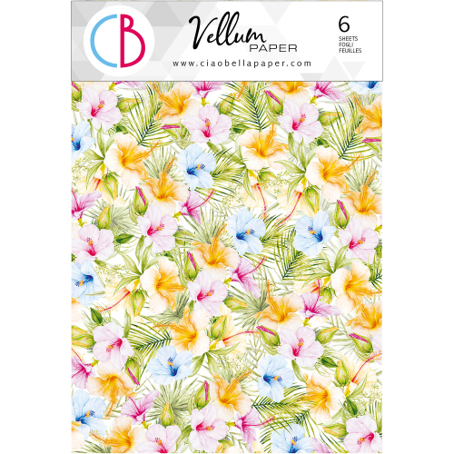Vellum Summer Breeze Paper Patterns A4 6/Pkg