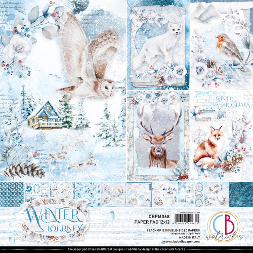 Winter Journey  Paper Pad 12"x12" 12/Pkg