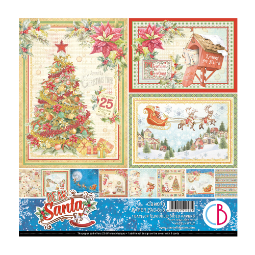 Dear Santa  Paper Pad 8"x8" 12/Pkg