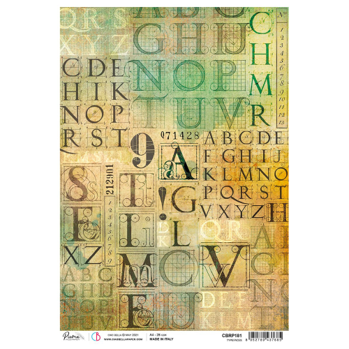 Rice Paper A4 Typefaces