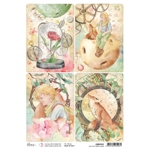 Rice Paper A4 The Little Prince Cards