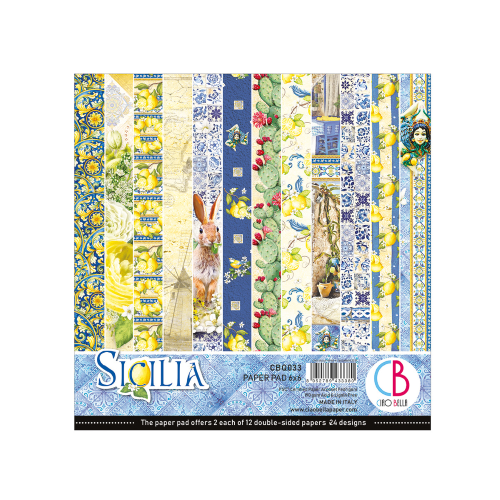 Sicilia Paper Pad 6"x6" 24/Pkg