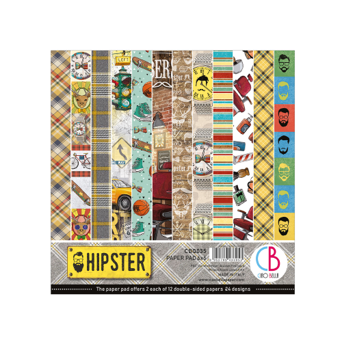 Hipster Paper Pad 6"x6" 24/Pkg