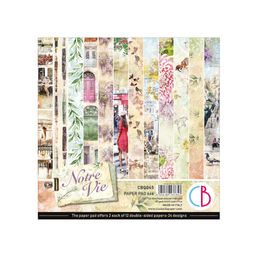 Notre Vie Paper Pad 6"x6" 24/Pkg