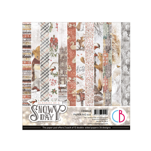 Memories of a Snowy Day Paper Pad 6"x6" 24/Pkg
