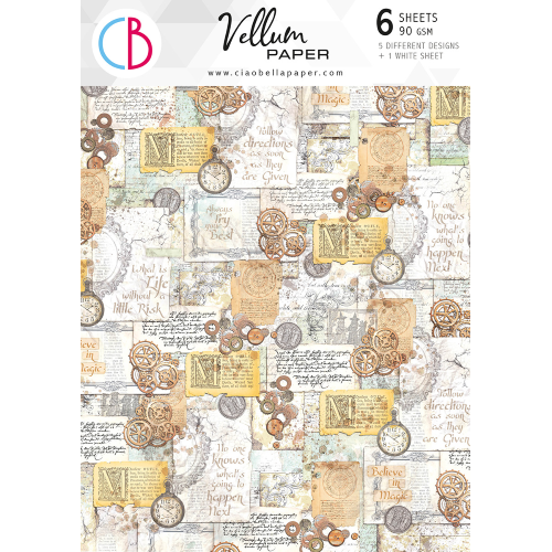 Vellum Wizard Academy Paper Patterns A4 6/Pkg