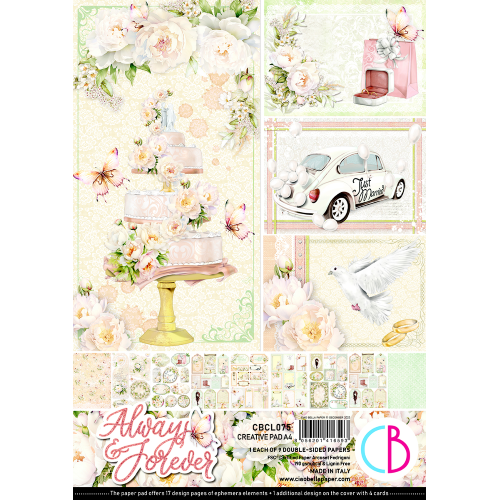 Always & Forever Creative Pad A4 9/Pkg