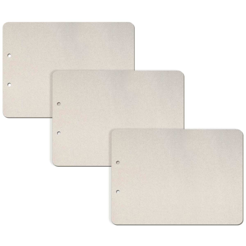 Set 3 Rectangular Horizontal Cardboard Pages