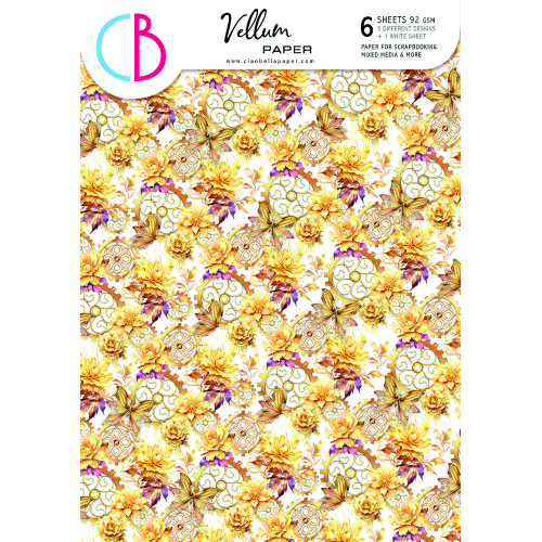 Vellum Ethereal  Paper Patterns A4 6/Pkg