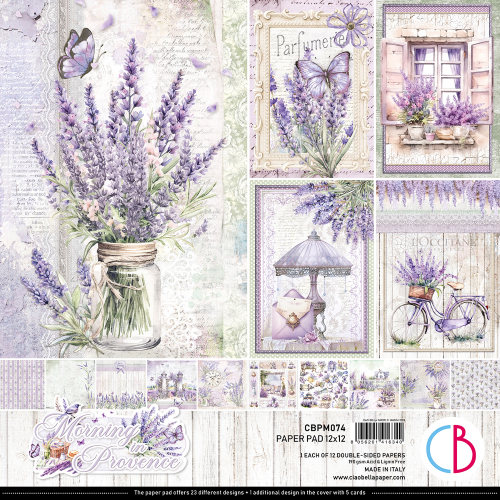 Morning in Provence  Paper Pad 12"x12" 12/Pkg