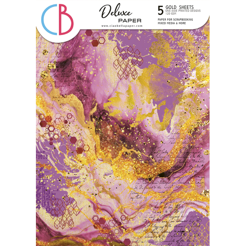 Deluxe Ethereal Gold Paper A4 5/Pkg