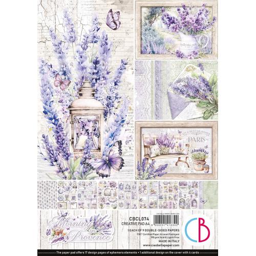 Morning in Provence Creative Pad A4 9/Pkg