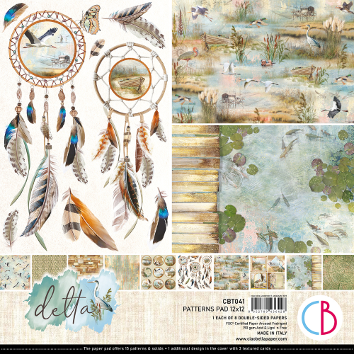 Delta Patterns Pad 12"x12" 8/Pkg