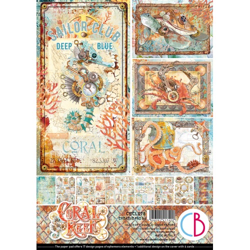 Coral Reef  Creative Pad A4 9/Pkg