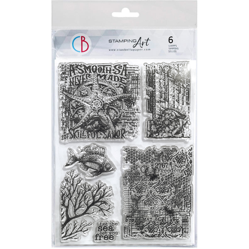 Clear Stamp Set 6"x8" Submersible Secrets