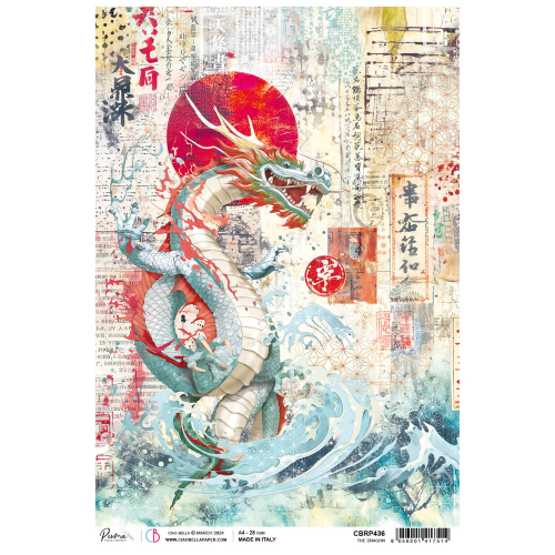 Rice Paper A4 The Dragon