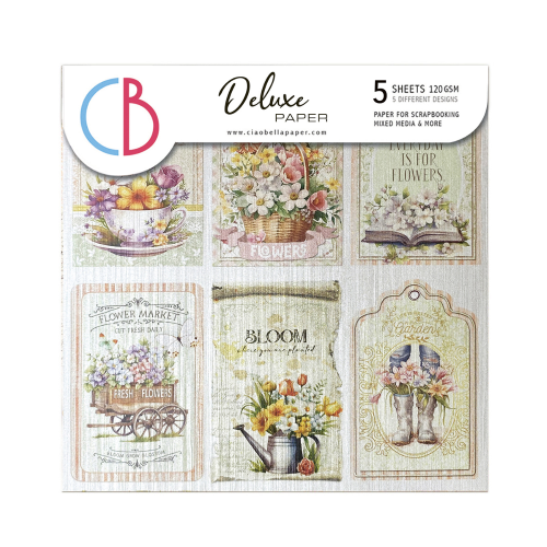 Deluxe Flower Shop Paper Pearl
6"x6" 5/Pkg