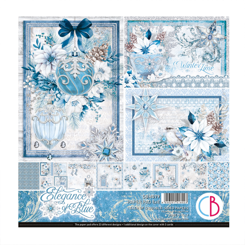 Elegance of Blue  Pad 8"x8" 12/Pkg