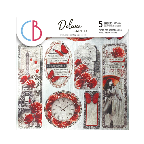 Deluxe Paris Je t’aime Paper Silver
6"x6" 5/Pkg