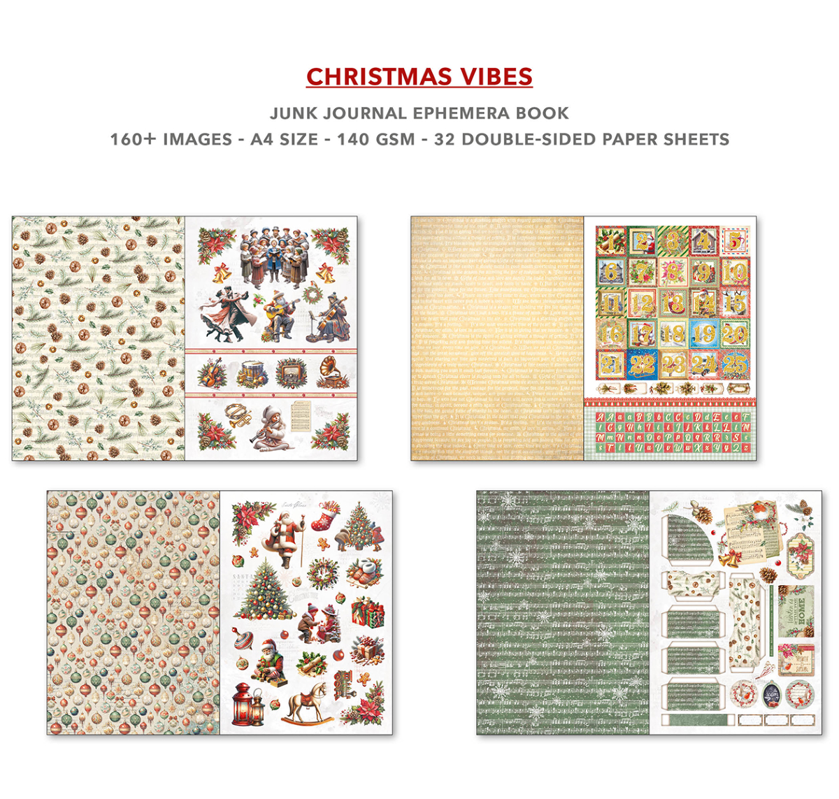 Ciao Bella CBB003 Magic Christmas A4 32/Pkg