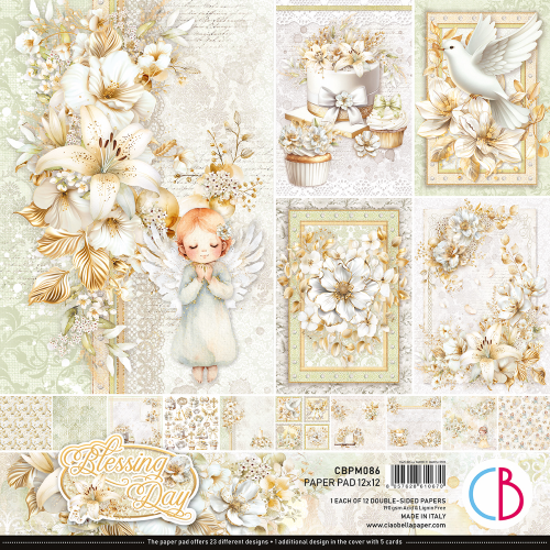 Blessing day  Paper Pad 12"x12" 12/Pkg