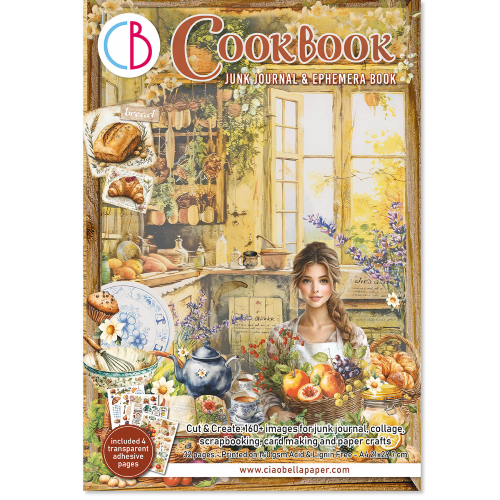 Ephemera Book Cookbook  A4 32/Pkg