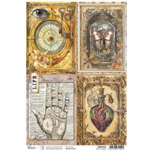 Rice Paper A4 Cabinet Cards