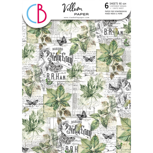 Cabinet of curiosities Vellum Paper Patterns A4 6/Pkg