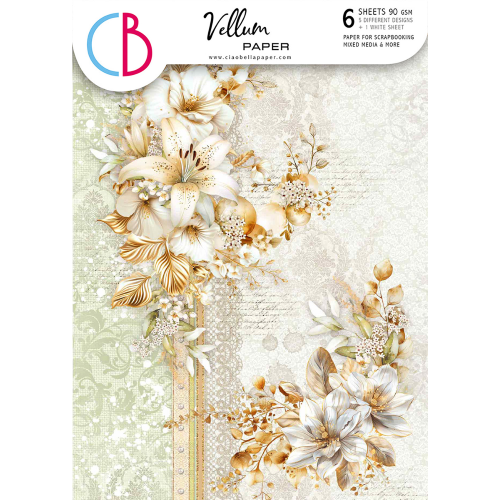 Blessing day Vellum Paper Patterns A4 6/Pkg