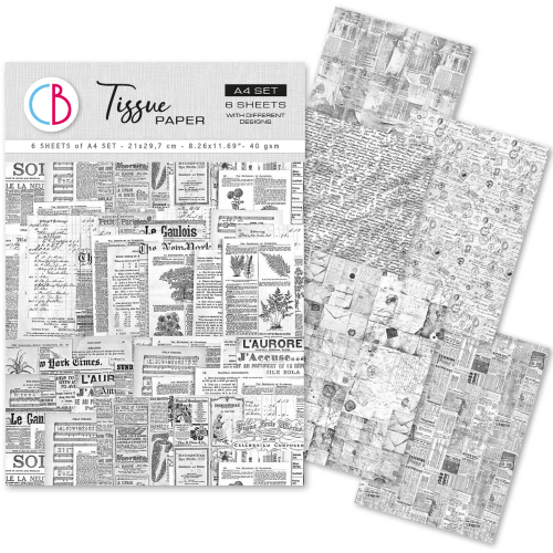 Tissue Paper A4 MIX 6/Pkg Storybook