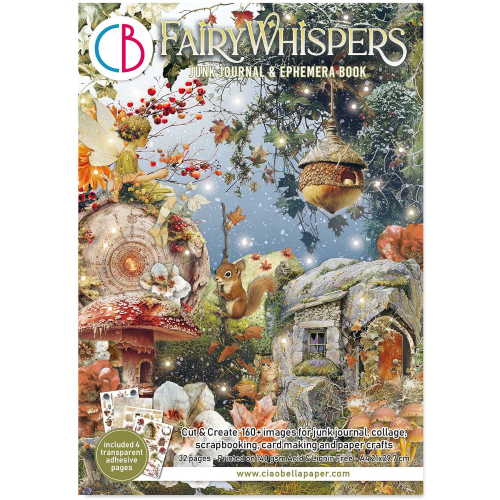 Ephemera Book Fairy Whispers A4 32/Pkg