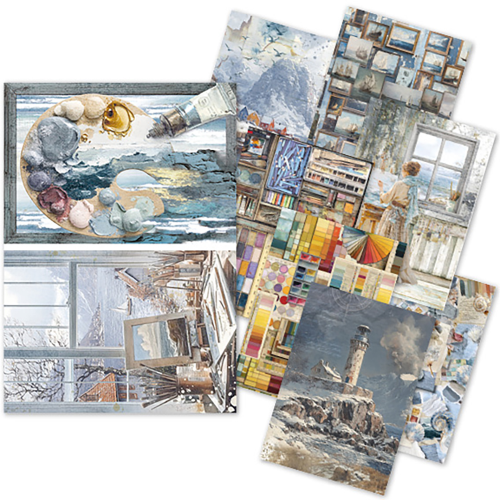 Rice Paper A5 MIXED 8/Pkg An artist journey